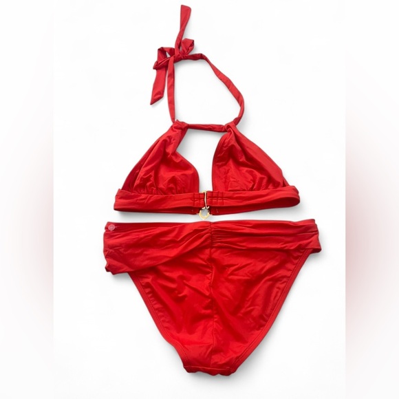 La Blanca Women's Standard Island Goddess Halter Bikini Swimsuit Summer Beach - Picture 5 of 8